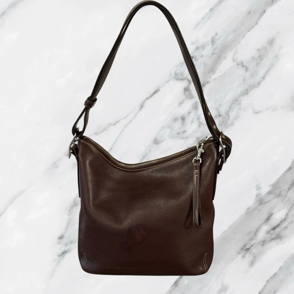 Coach Handbags - COACH Vintage Legacy Brown Slim Hobo Duffle Shoulder Bag Y2K 9325